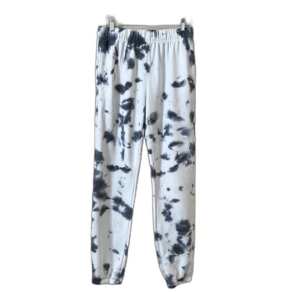 Lulus Size M Women White Washed Tie Dye Cozy High Rise Lounge Jogger Sweatpants - Picture 1 of 11